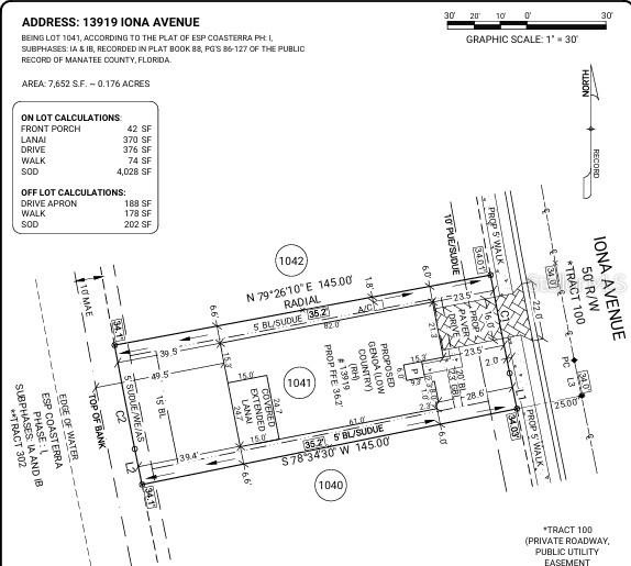 13919 Iona Avenue Plot Plan