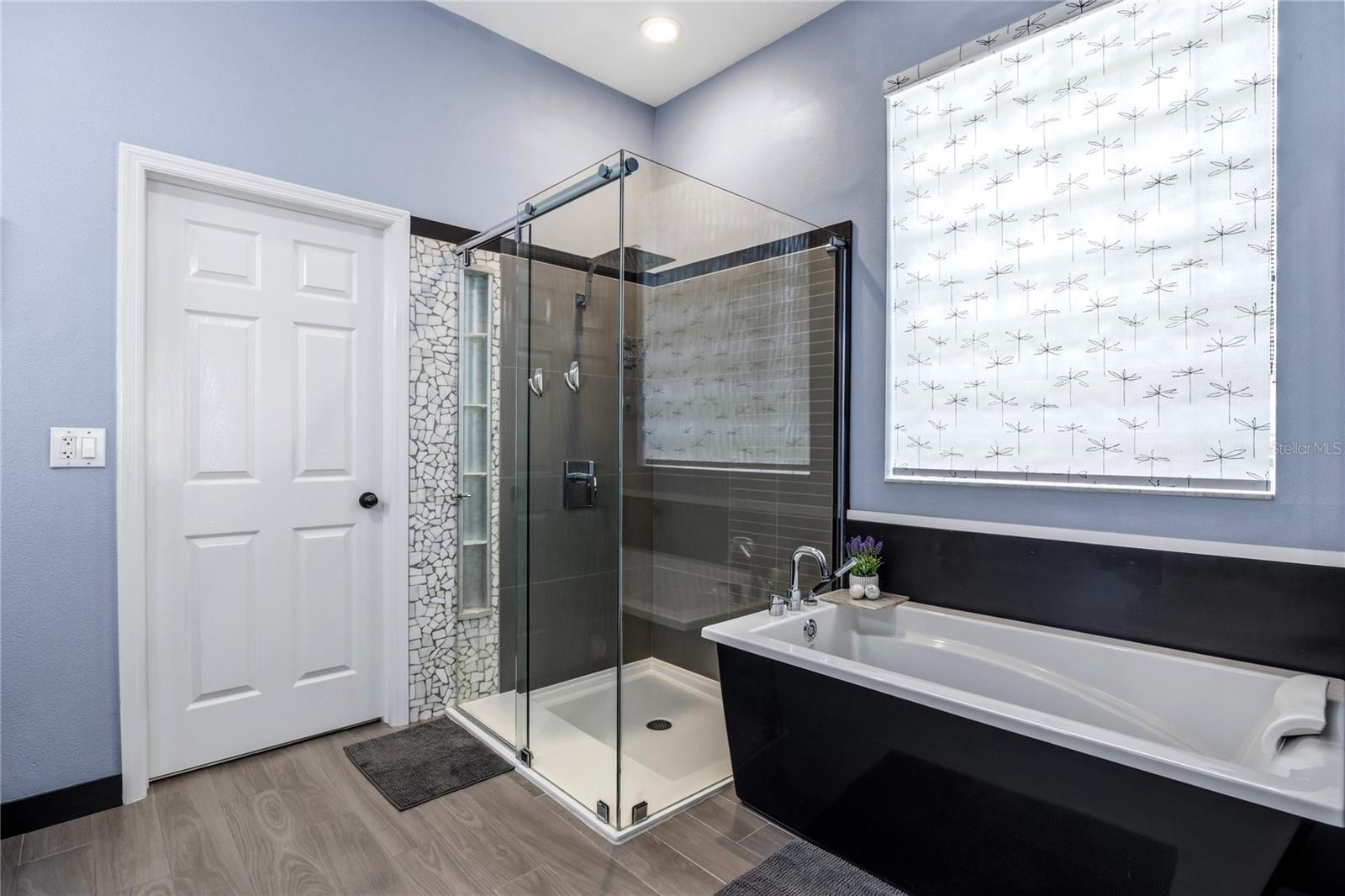 Spacious with Step in Shower and Tub!