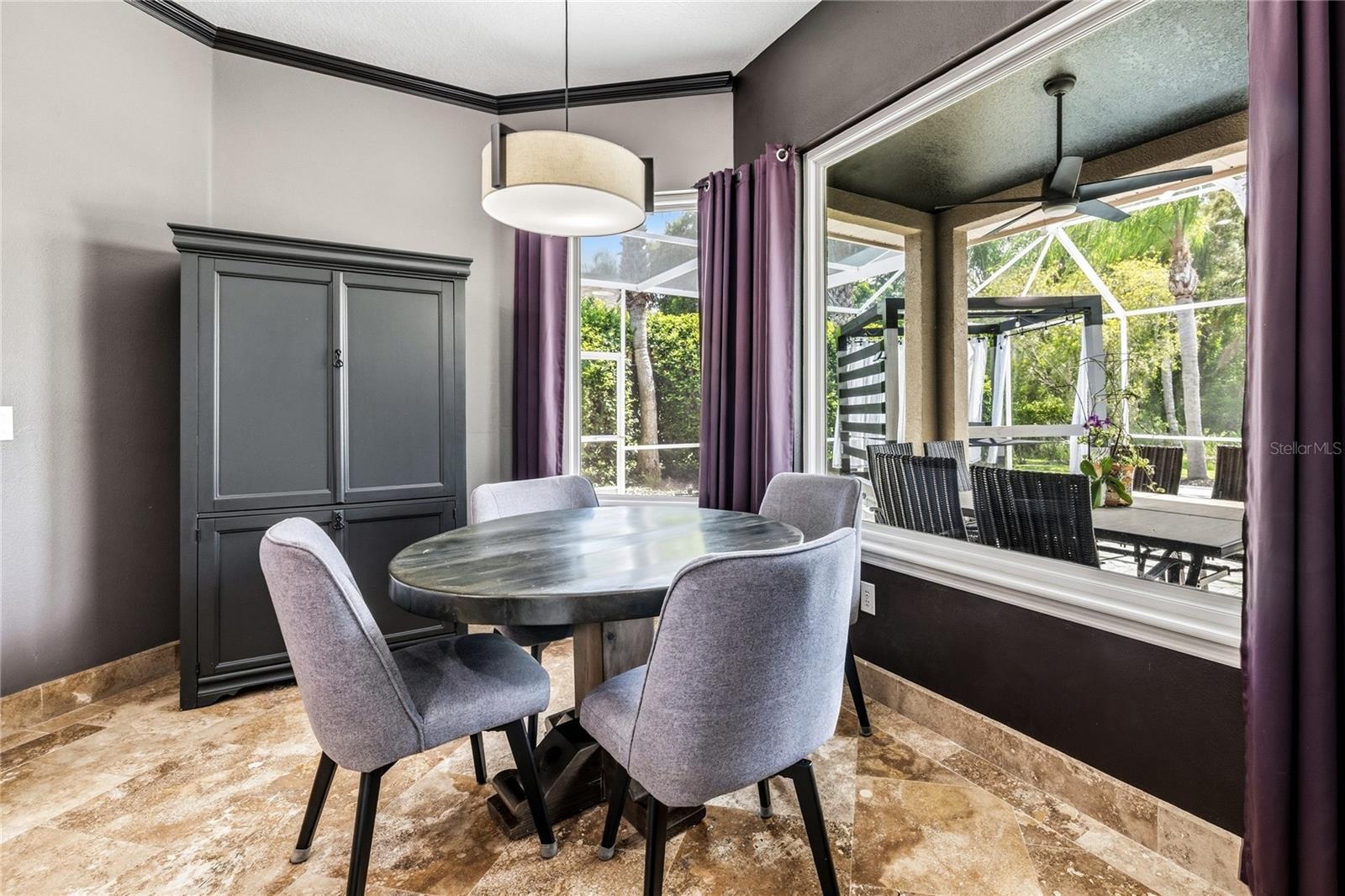 Breakfast Nook with large Pane Window to see that View!
