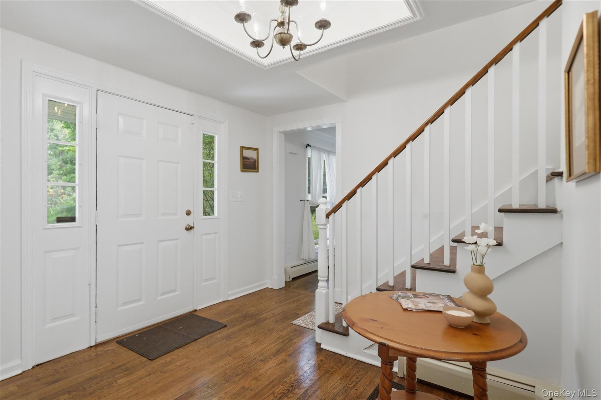 Beautiful lighting and  hardwood floors ~
