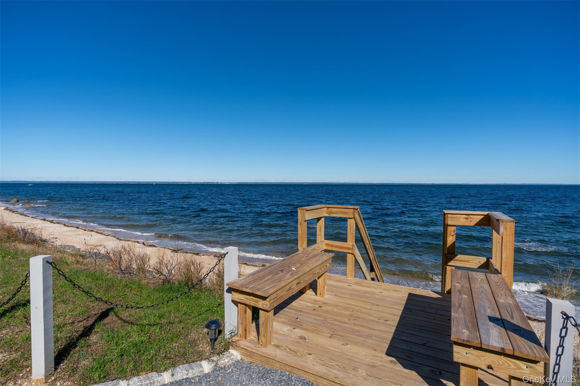 Private Association beach on LI Sound just down the street