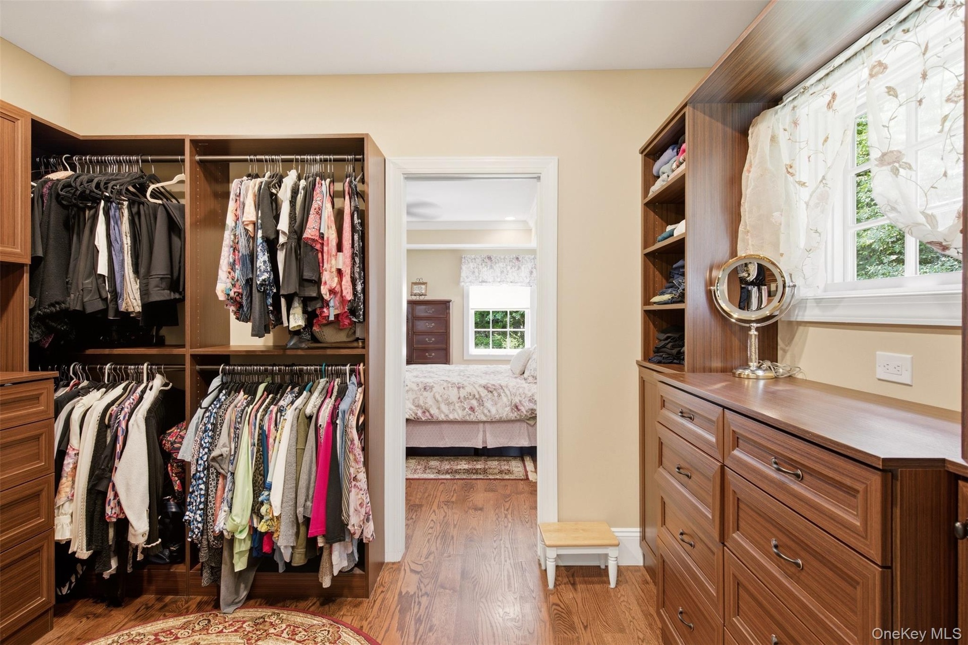 Primary walk-in closet