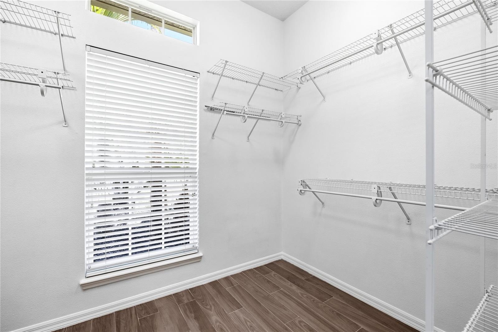 Walk in Closet is very spacious