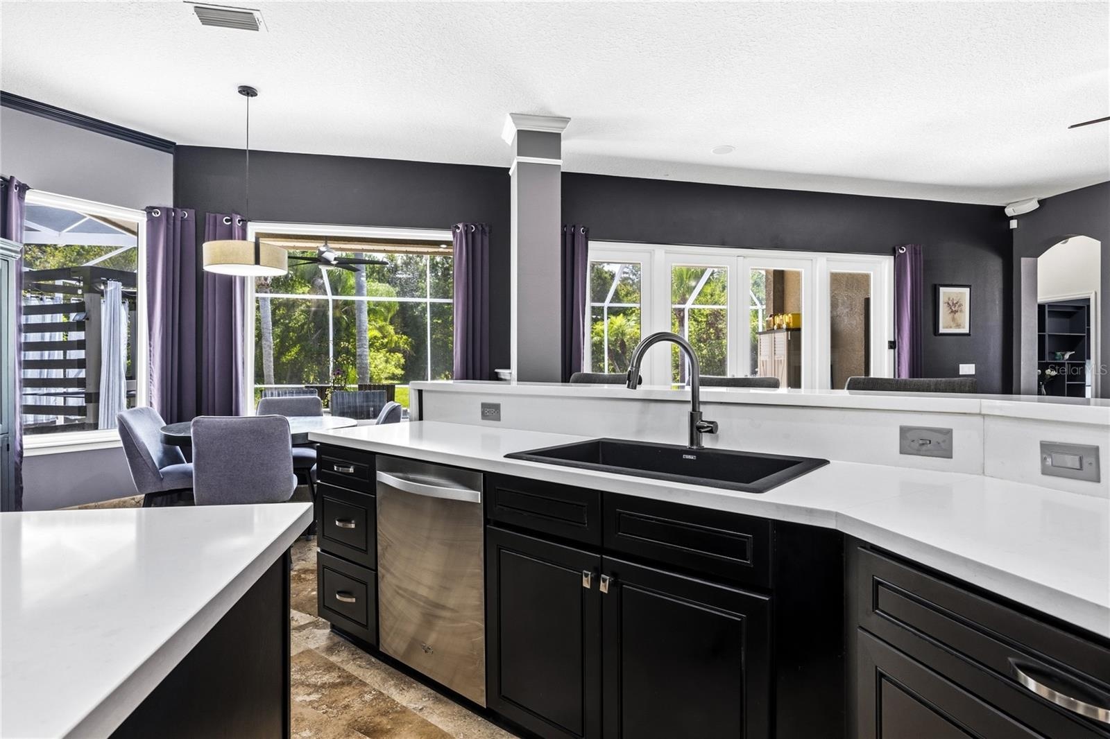Open to the Living Area for easy Entertaining!