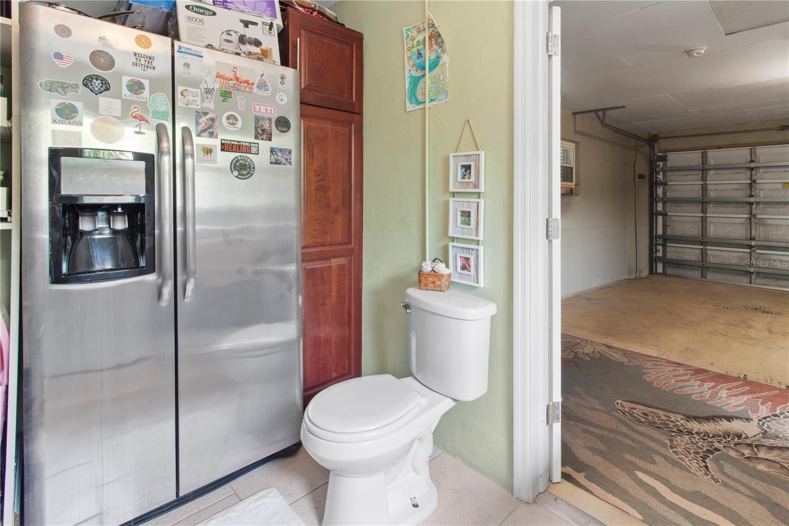 Laundry - fridge does not convey