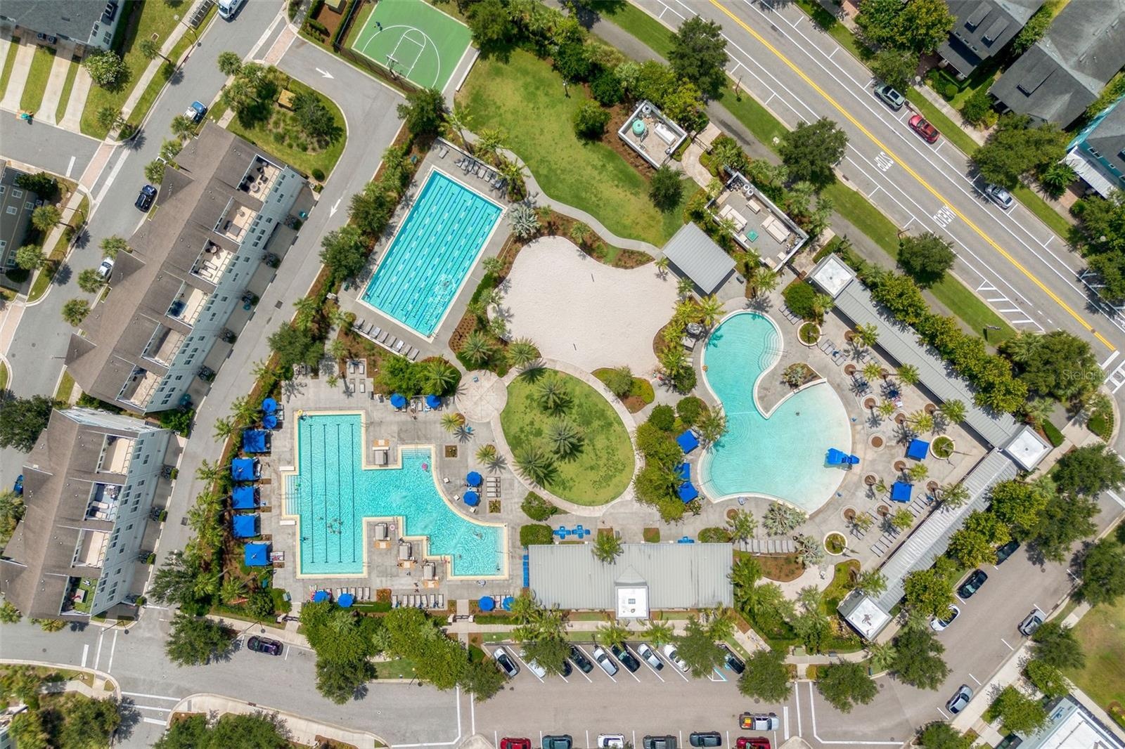 Community Pools, Basketball Courts, and Fitness Center