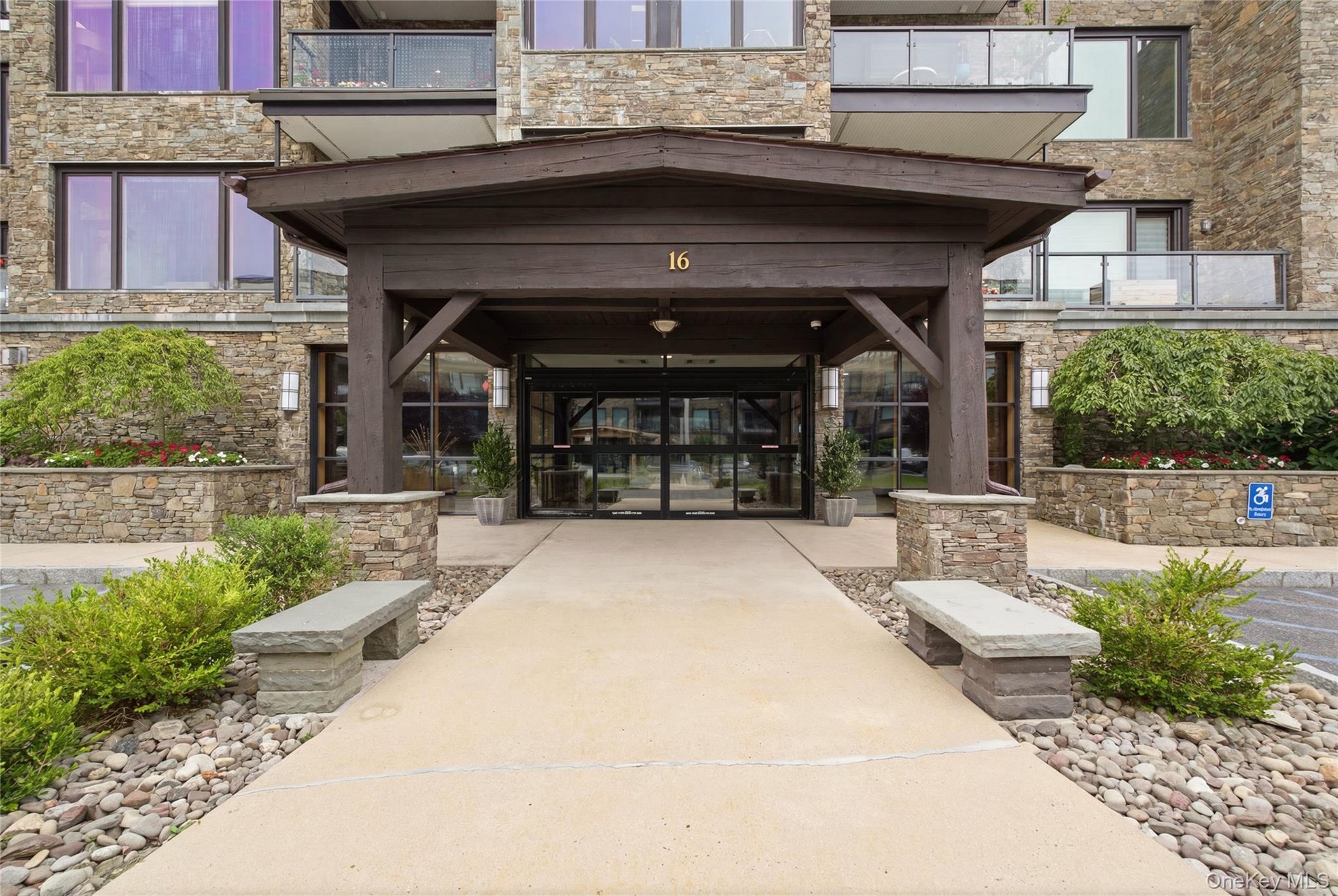 Beautifully maintained building exterior showcasing the properties exceptional curb appeal and welcoming presence.