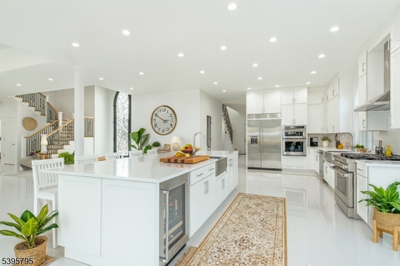 Kitchen staged