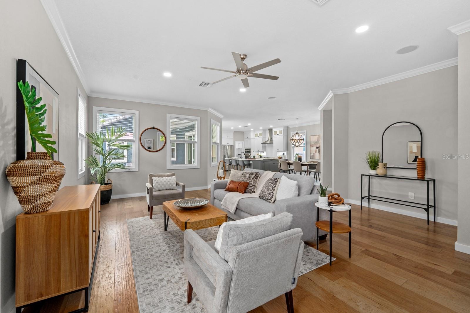 Llight filled spaces that immediately feel like home.