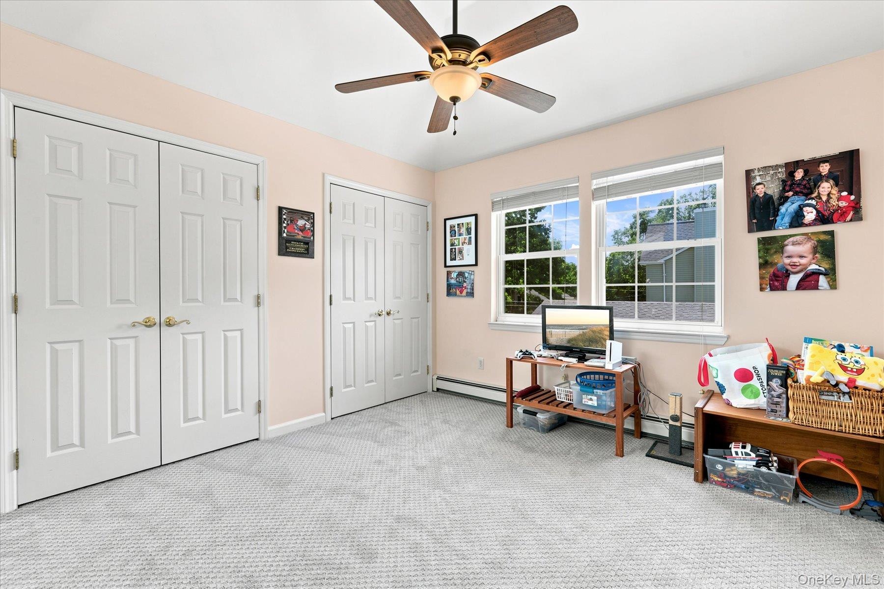 2nd floor loft with double closets and can easily be converted to 4th bedroom