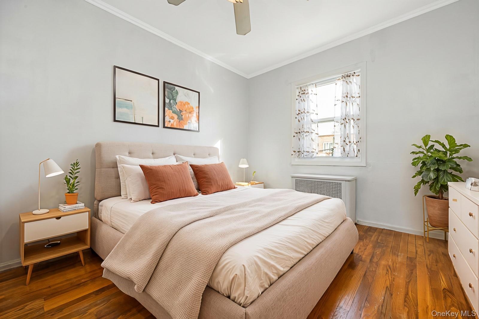 VIRTUALLY STAGED BEDROOM