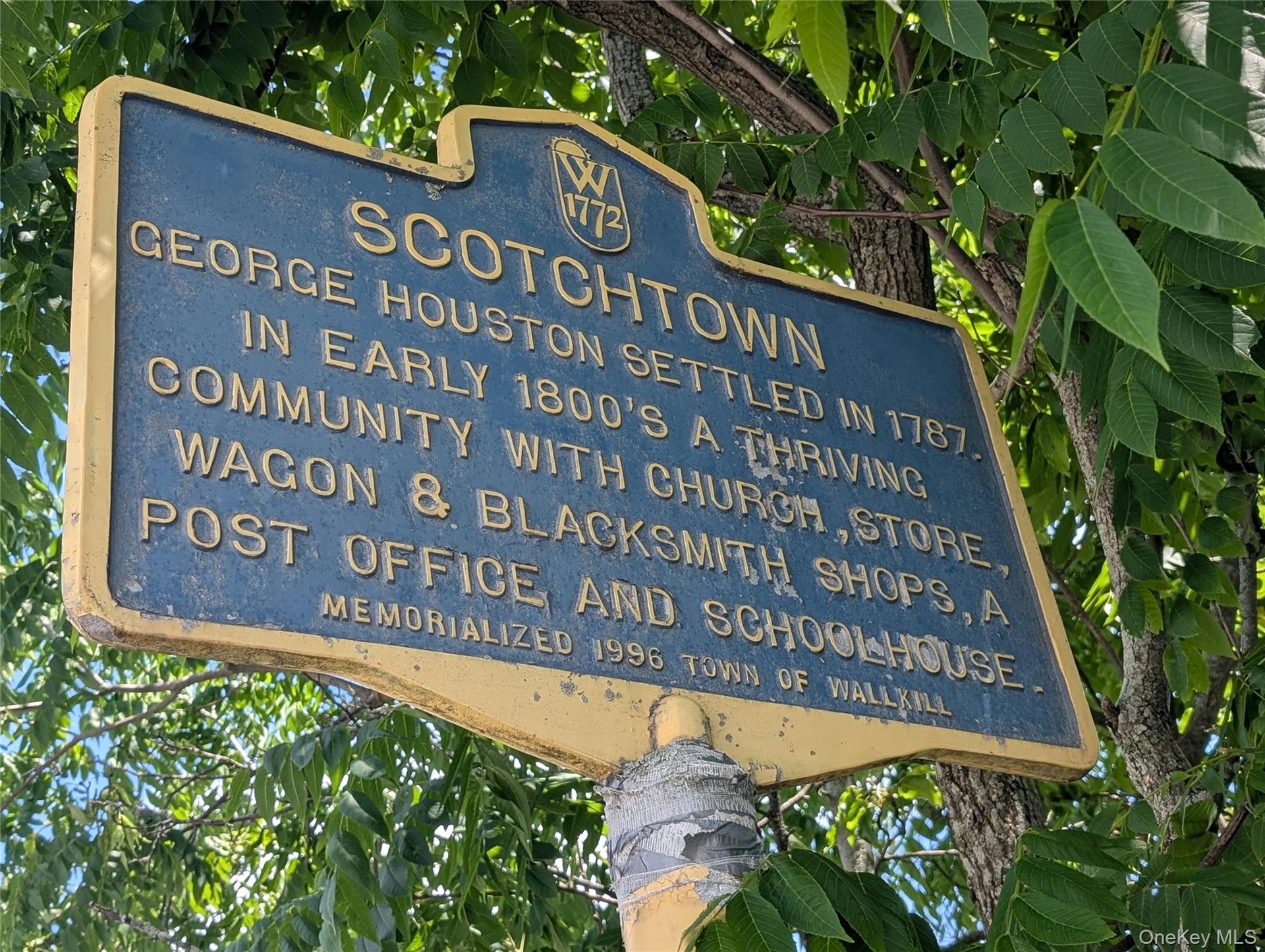 Scotchtown historical marker. Photo by Jacob Matthews