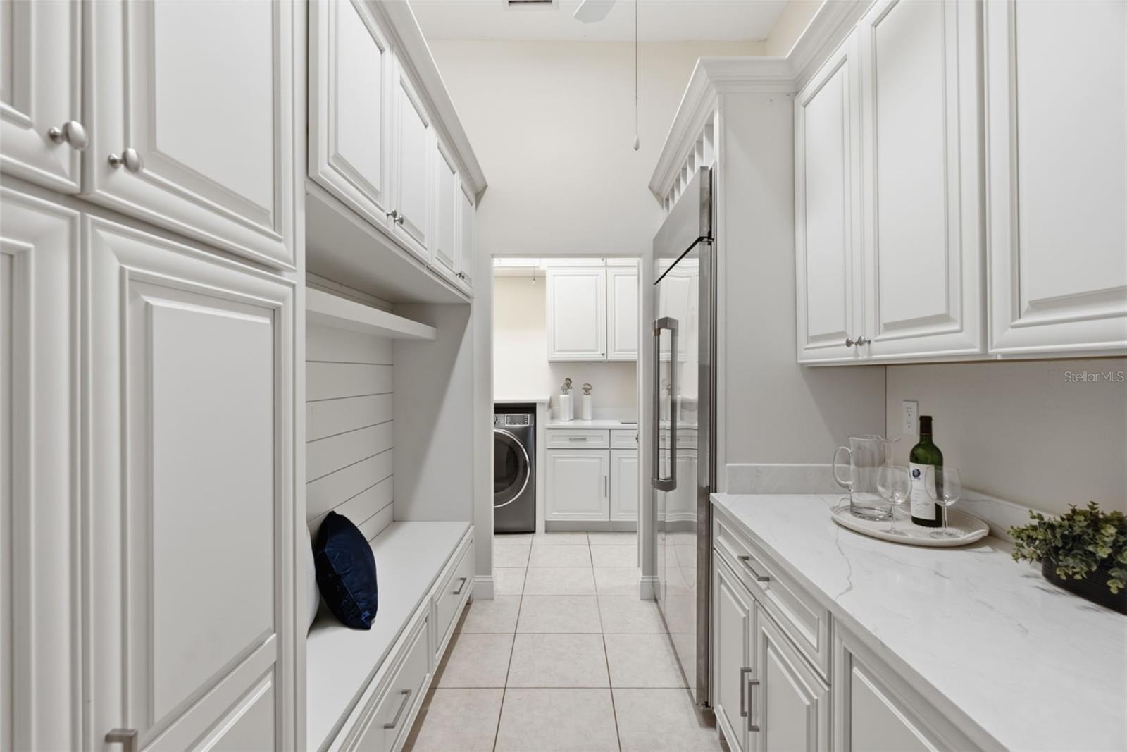 new butlers pantry and drop zone