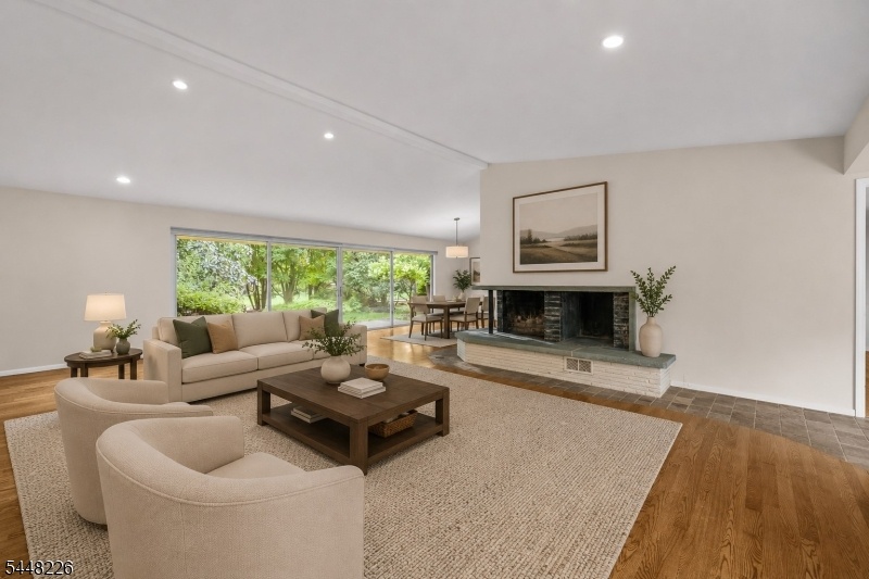 Virtually Staged Living Room