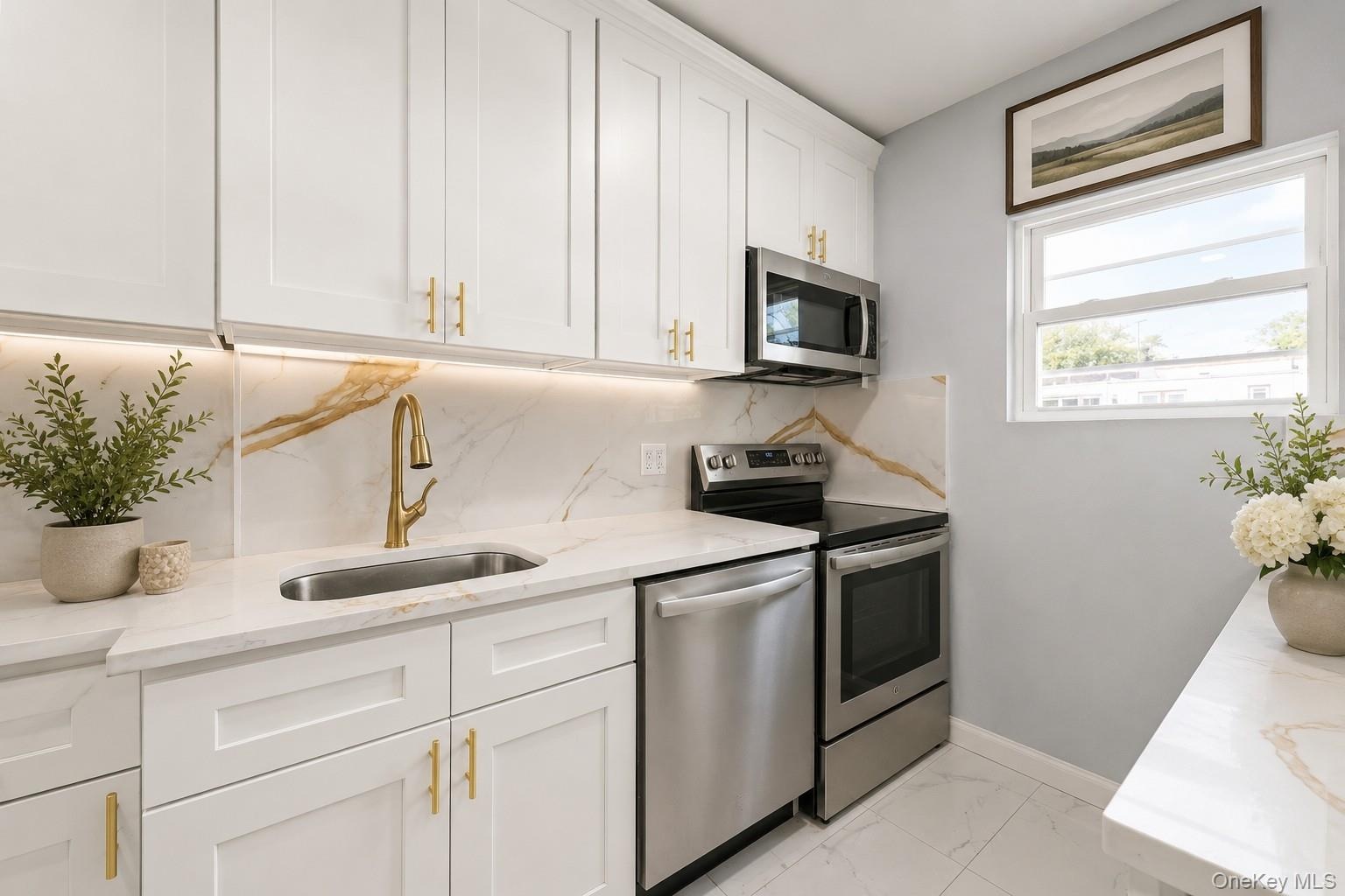 Modern renovated kitchen