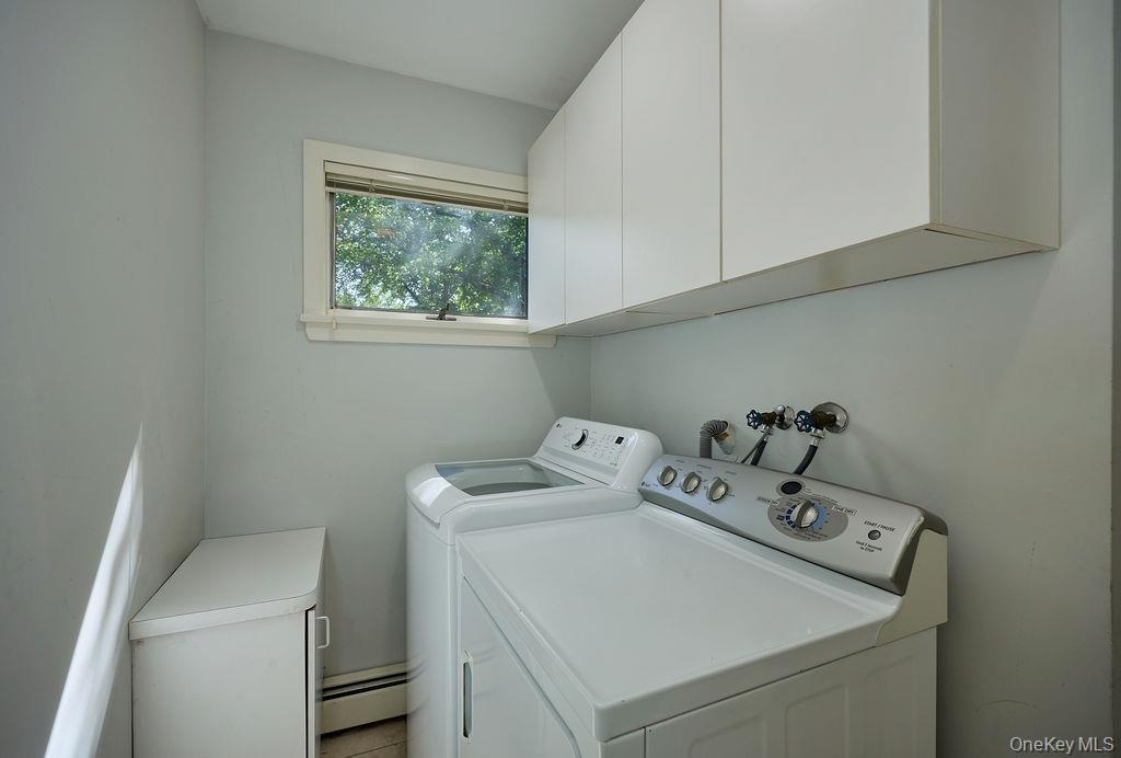 Laundry on the main floor near the garage