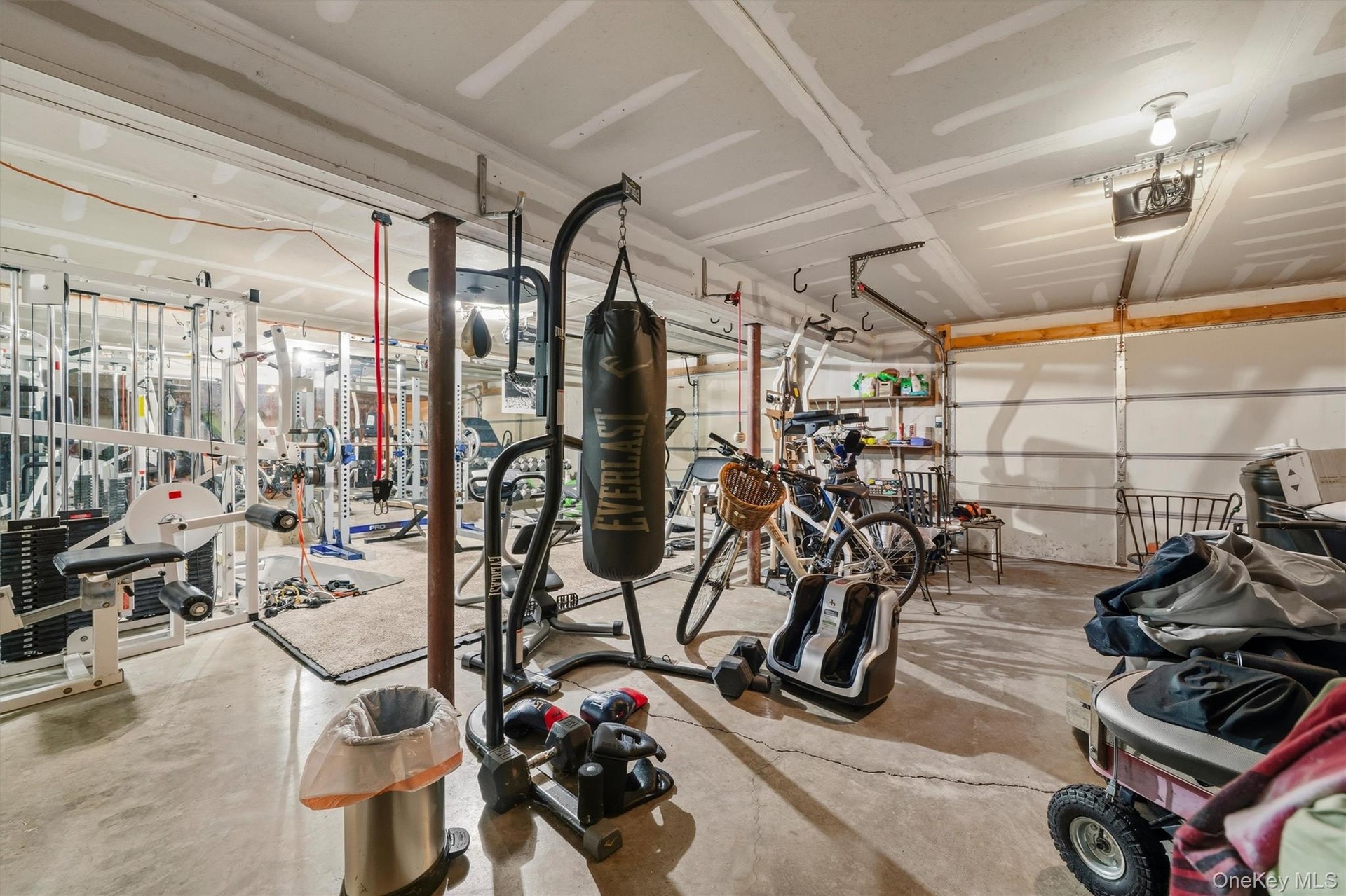 Alternate view of home gym.