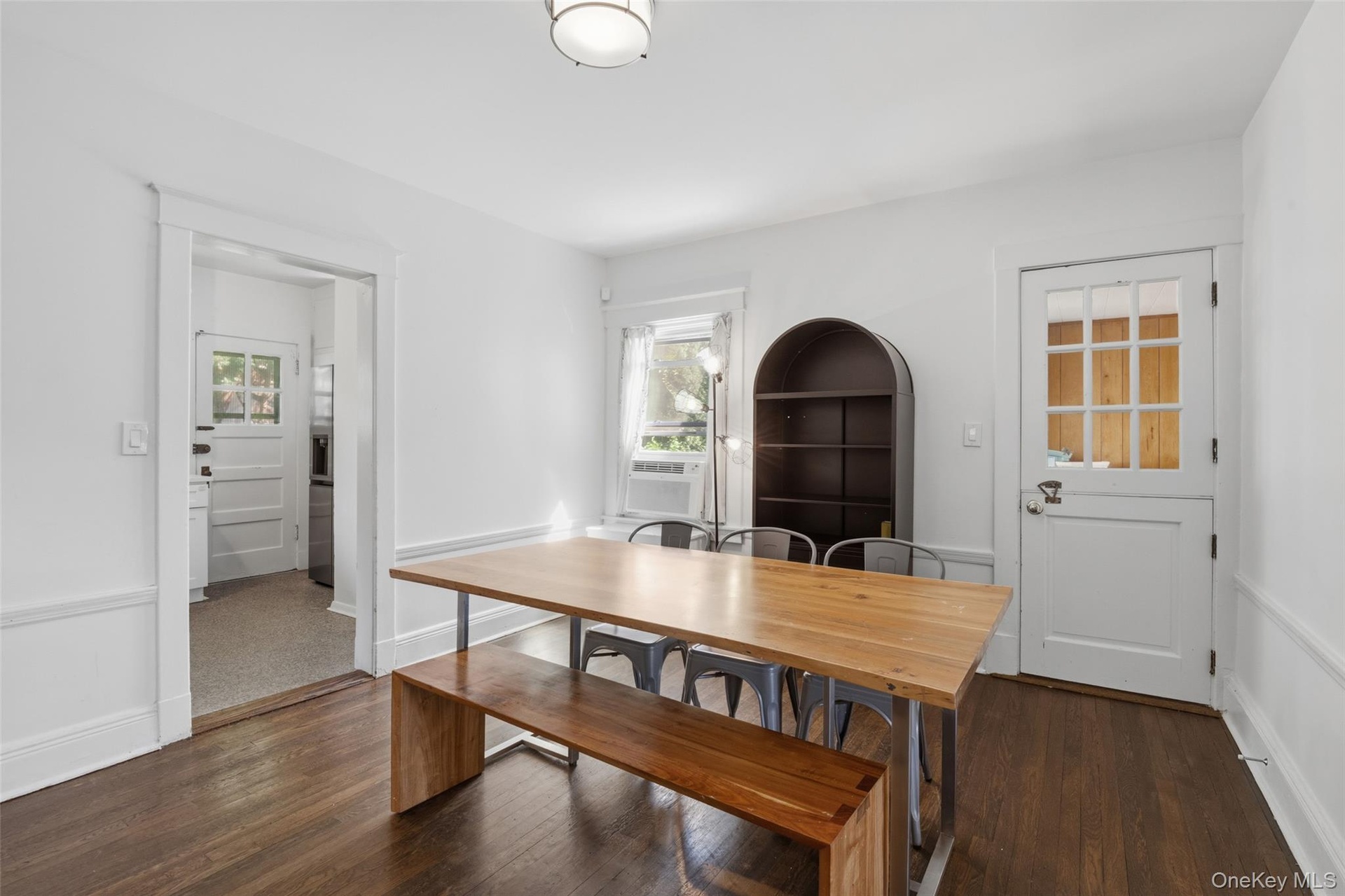 Dining room, as shown in the photo, located right next to the office and kitchen (and the living room too!!) (#222)