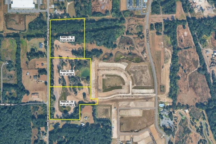 Boundary Lines of available parcels