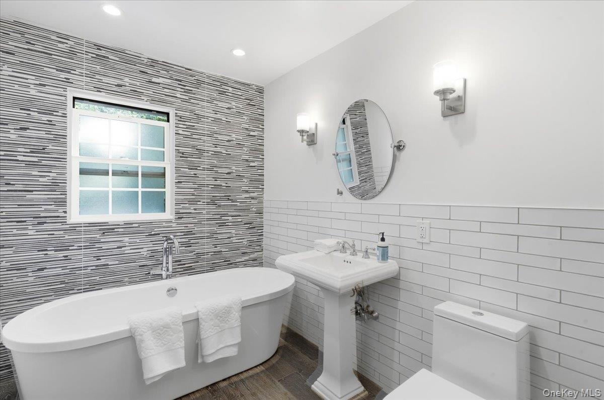 2nd floor renovated hall bathroom