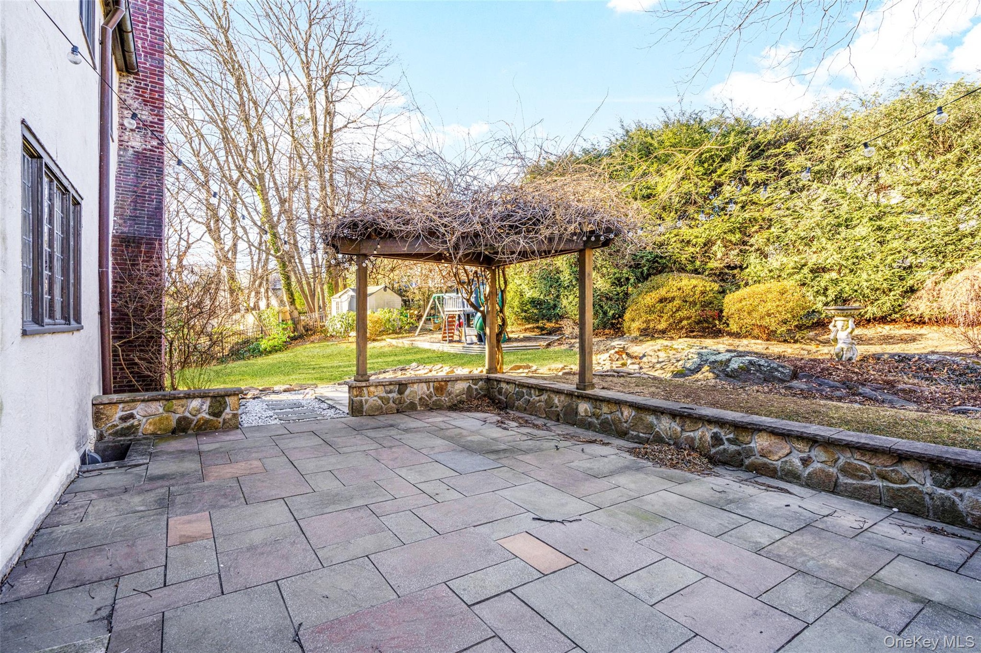 Patio/terrace off the family room.  Large and inviting.