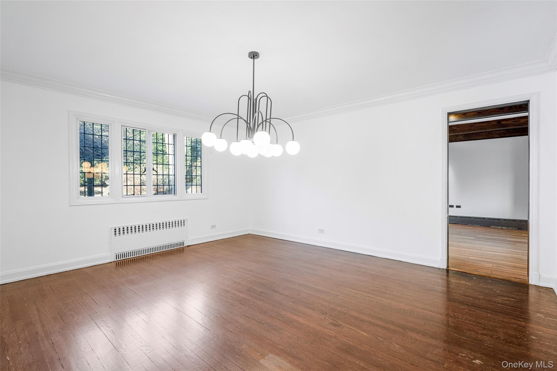 Dining room with view to family room/kitchen.