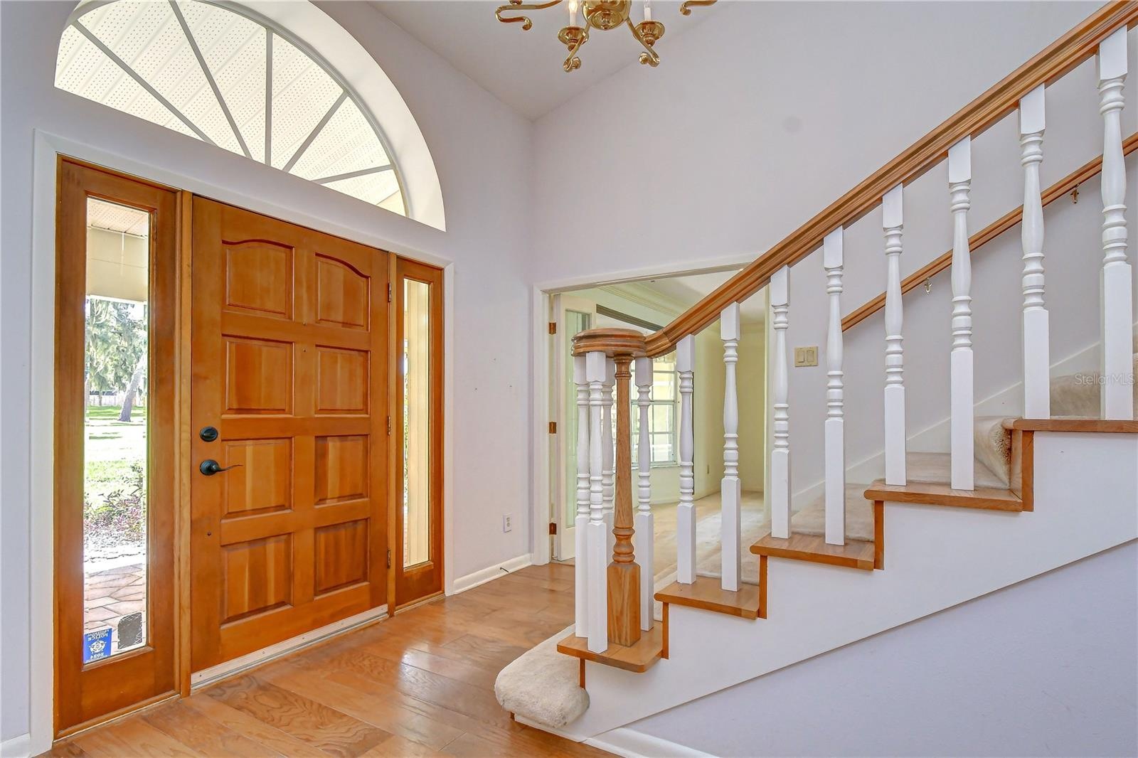 Bright and welcoming entrance.