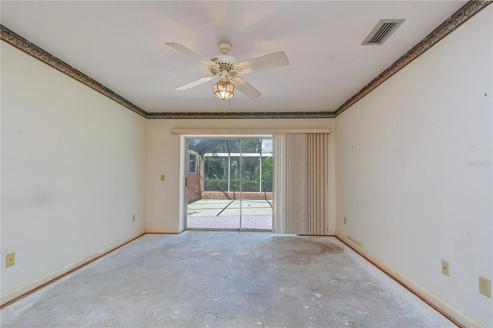 Spacious first-floor owner's retreat.