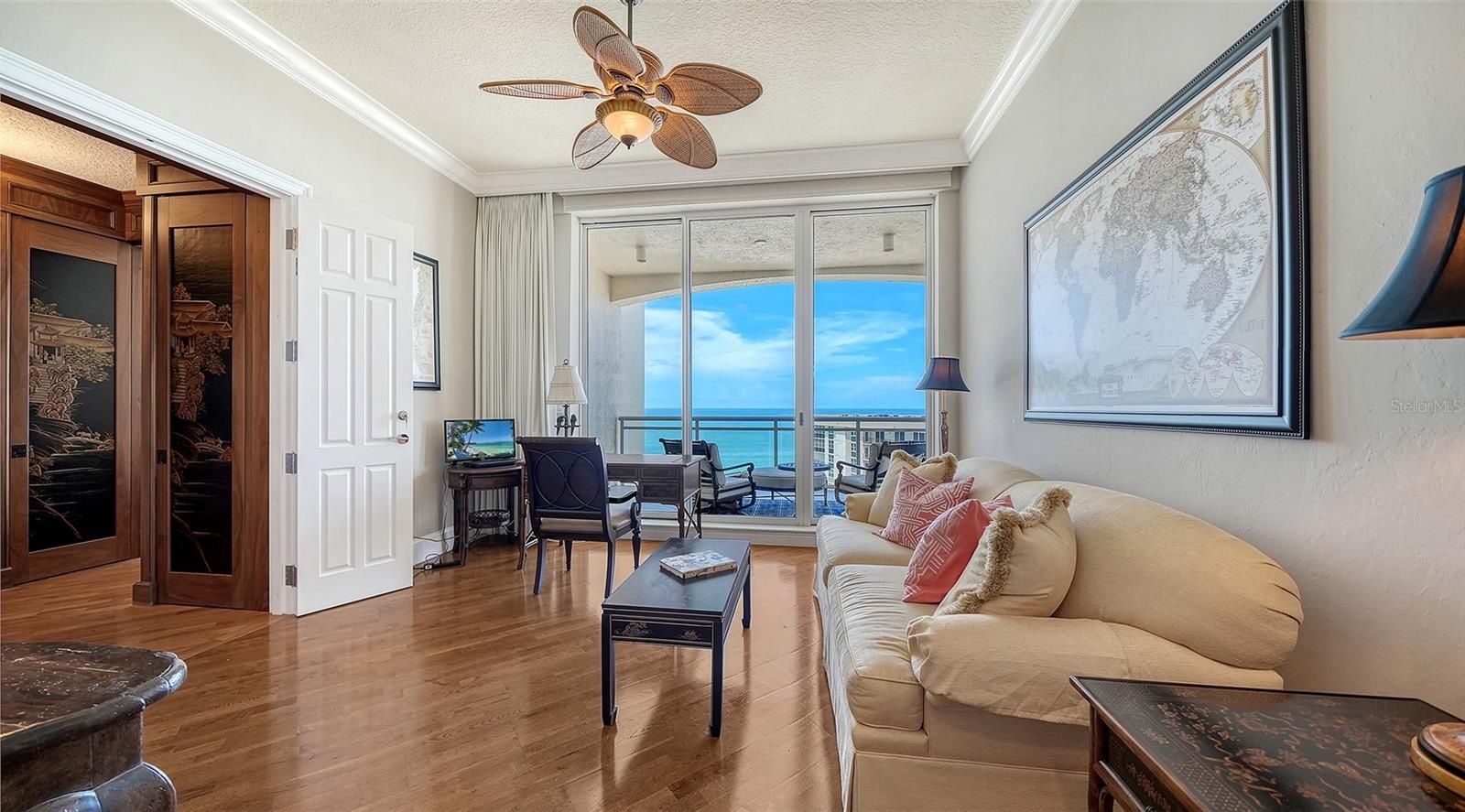 SITTING ROOM ON OTHER SIDE OF CONNECTING HALL IN 1206 (FORMER GUEST ROOM)