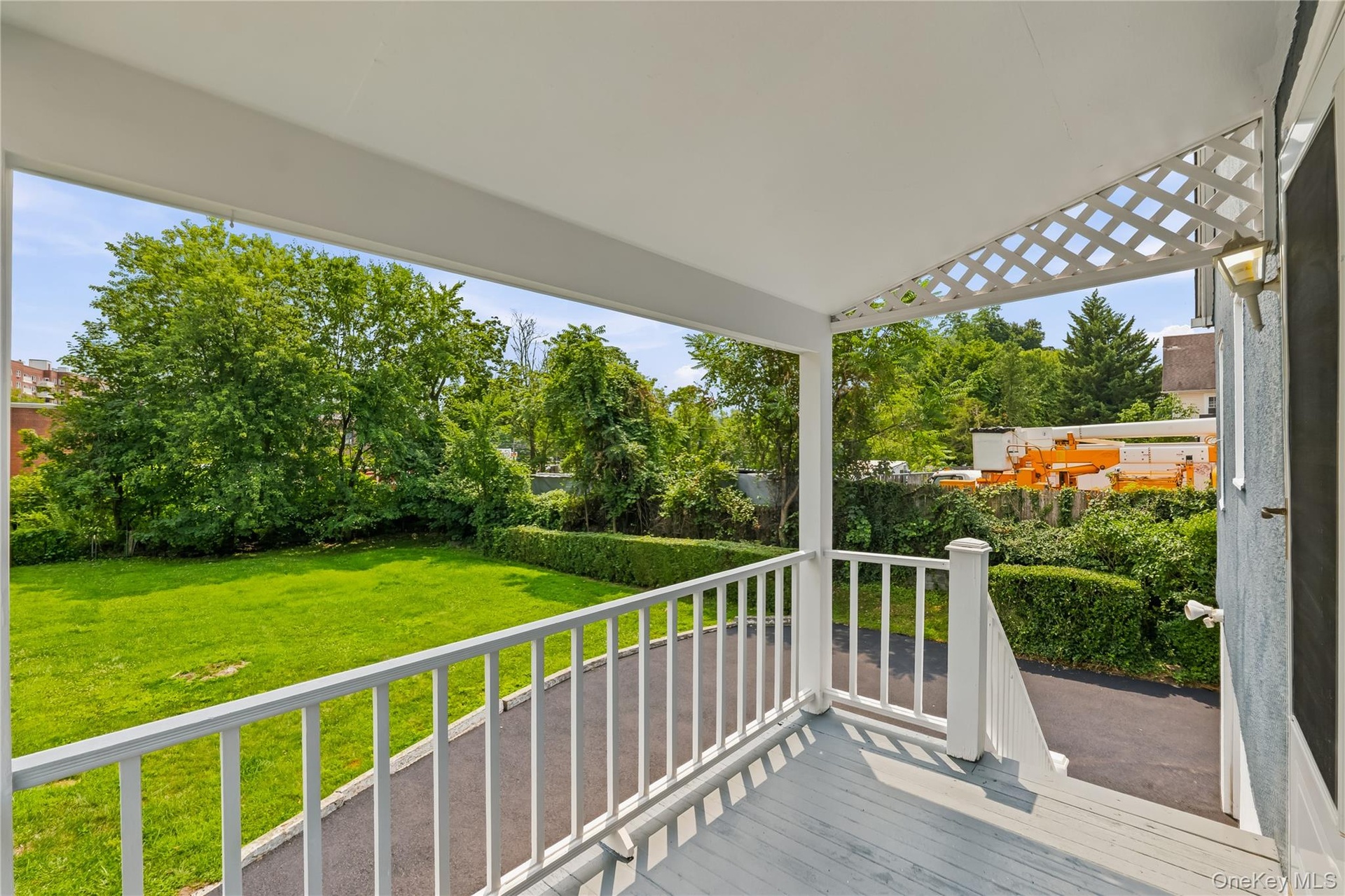 Patio from Unit 1