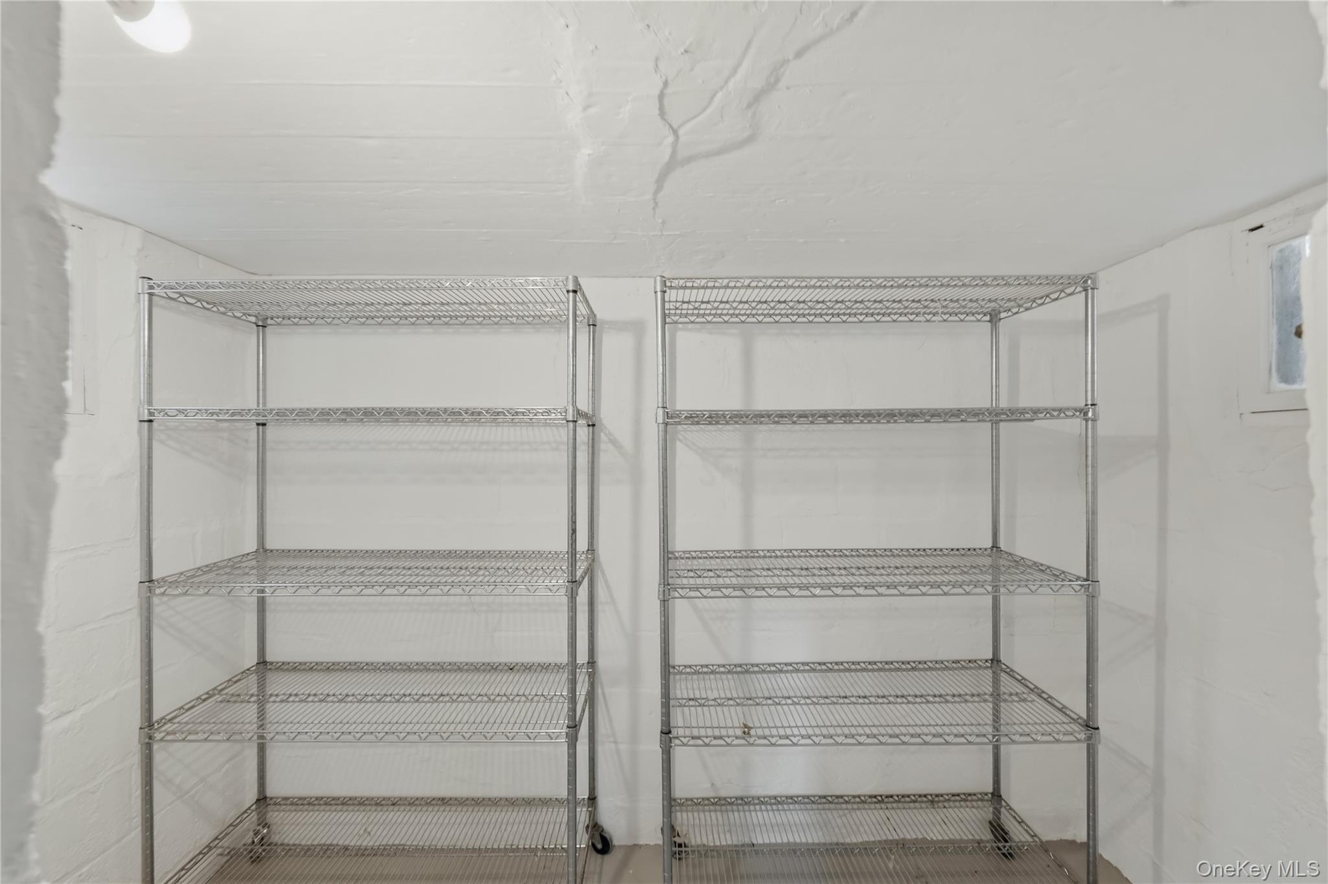 Storage in basement