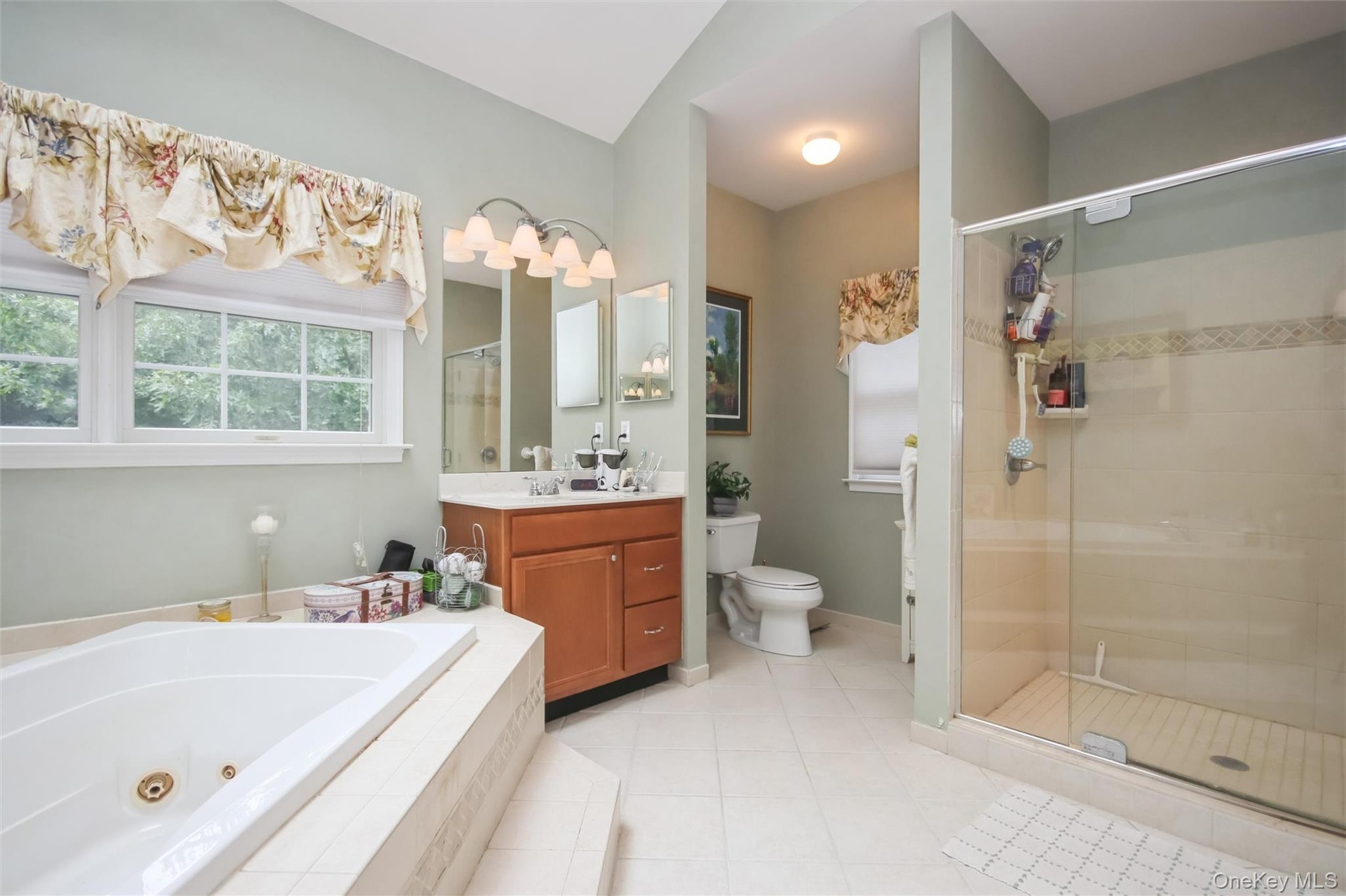 Separate shower in Master bath
