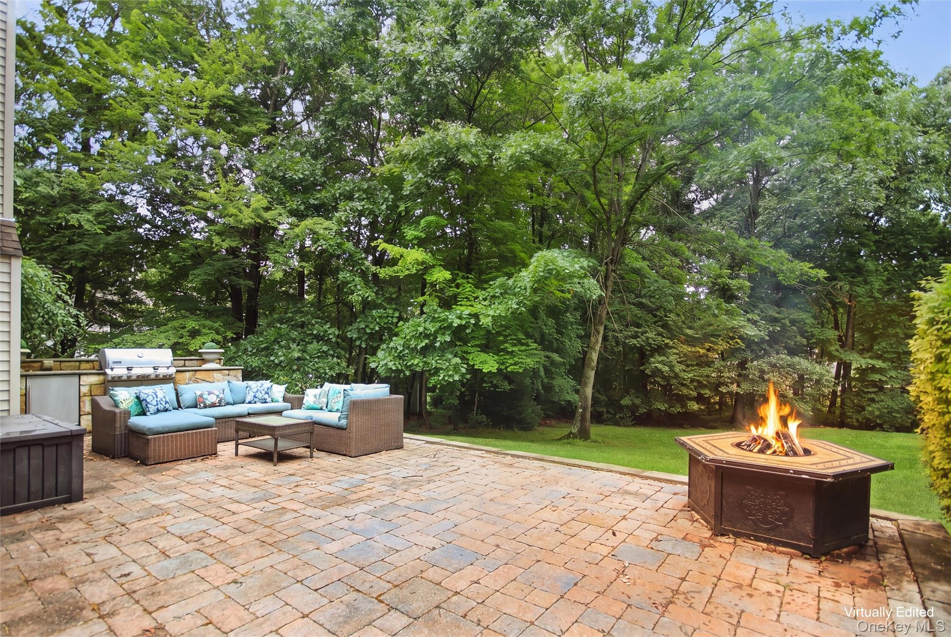 Relax by the firepit on those cool evenings