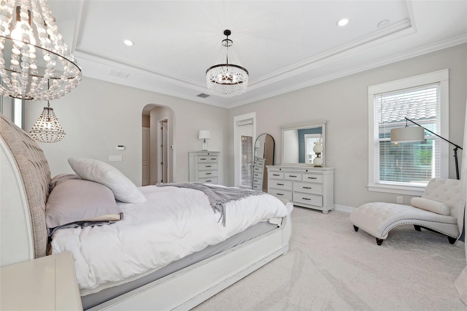 Light and bright with natural lighting.