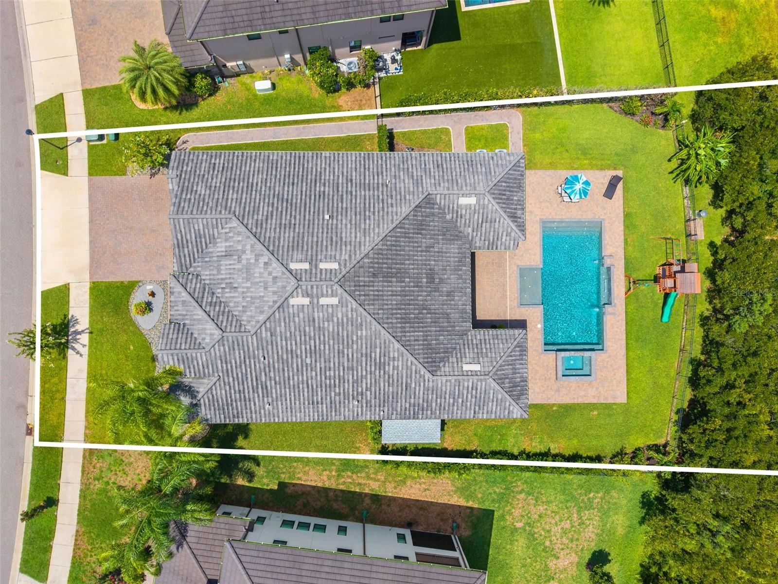Large .39 acre lot with no rear neighbors thanks to the preserve.