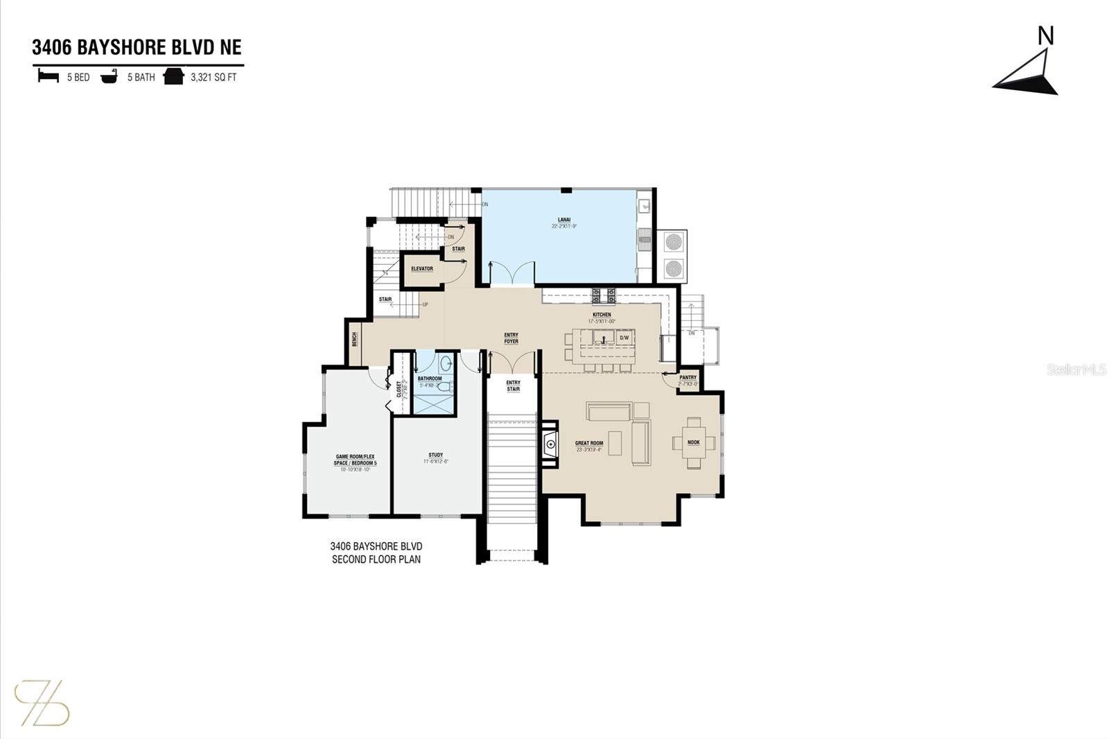Second floor - elevated living