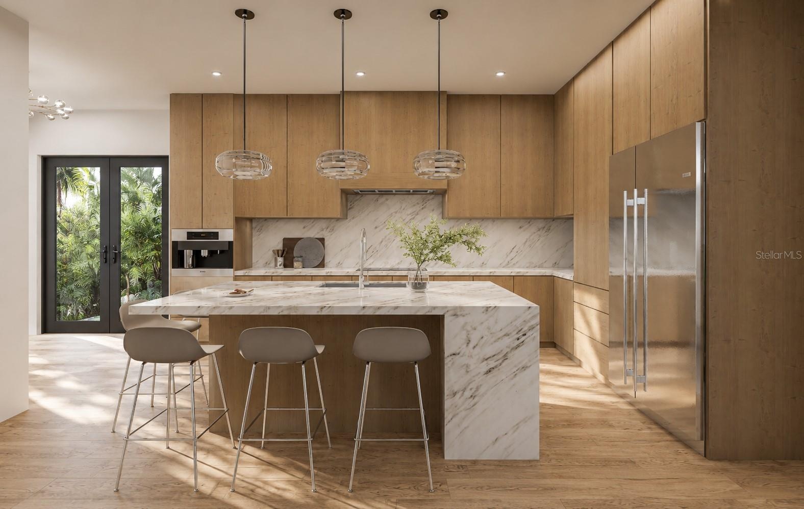 Chef style kitchen with premium appliance suite