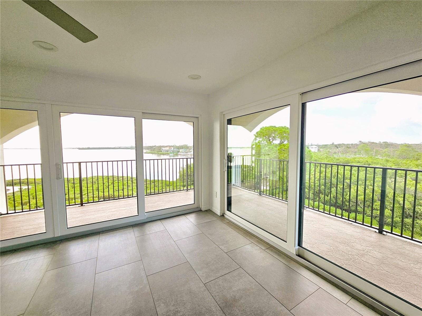 60' Balcony with Direct Gulf and Preserve Views