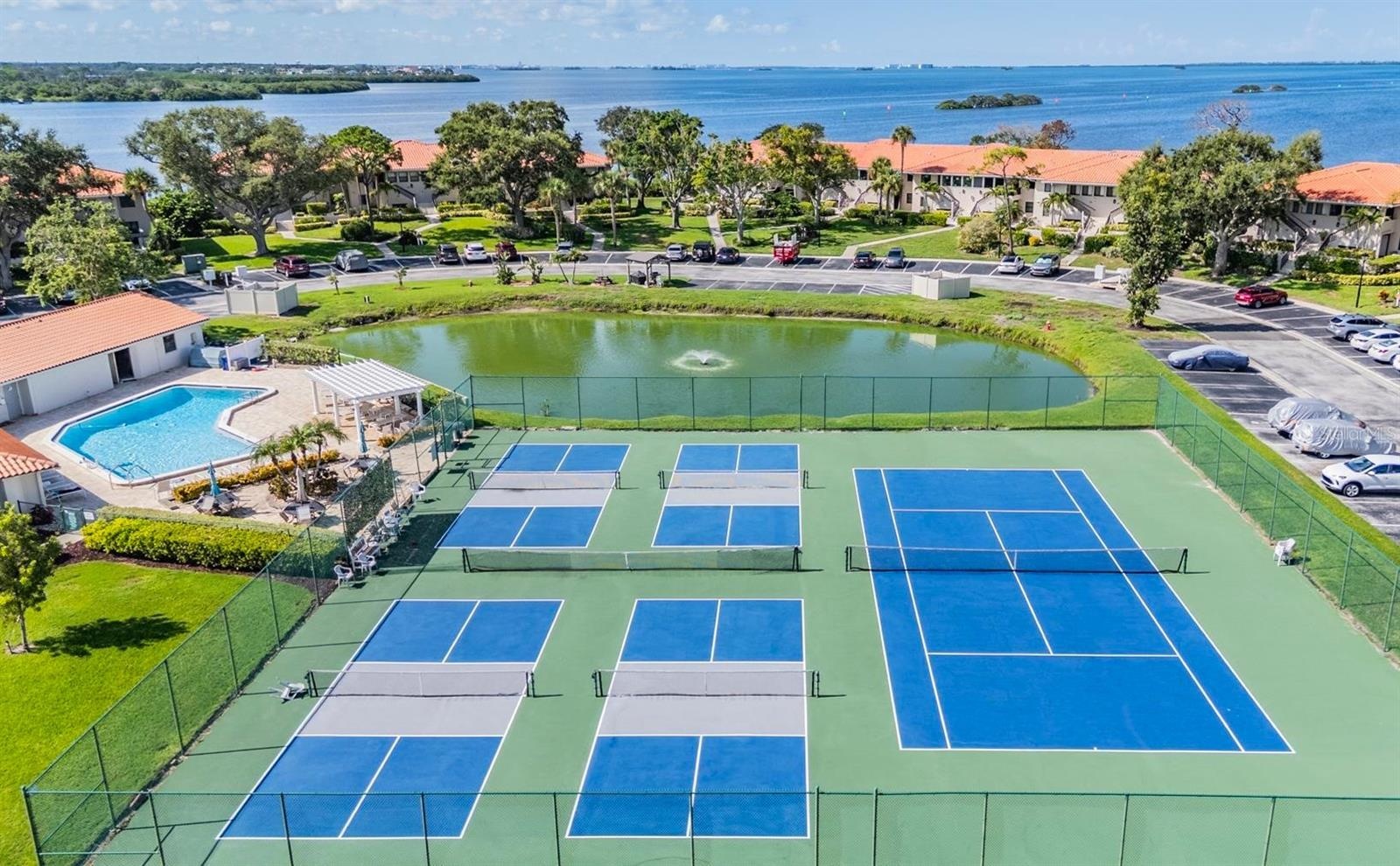 Enjoy Pickleball, Tennis or a Dip in the Pool