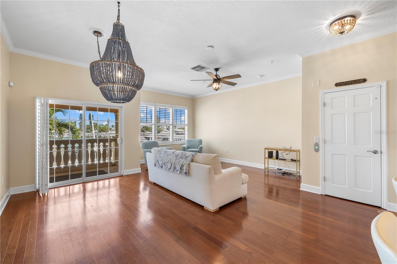 Living room + view