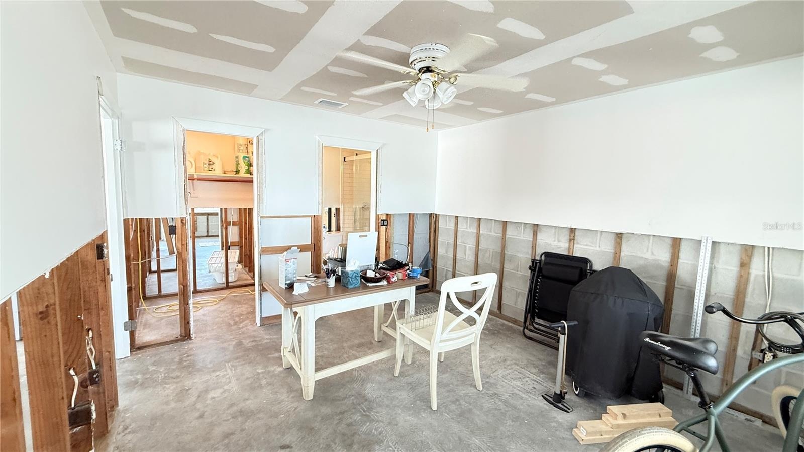 Street side bedroom with ensuite bathroom and walk in closet