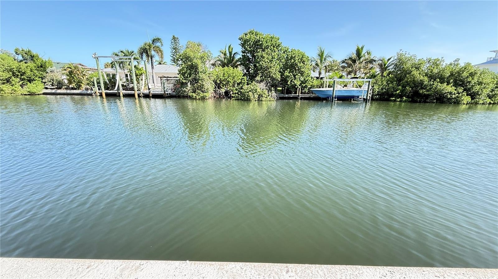 View of canal from seawall