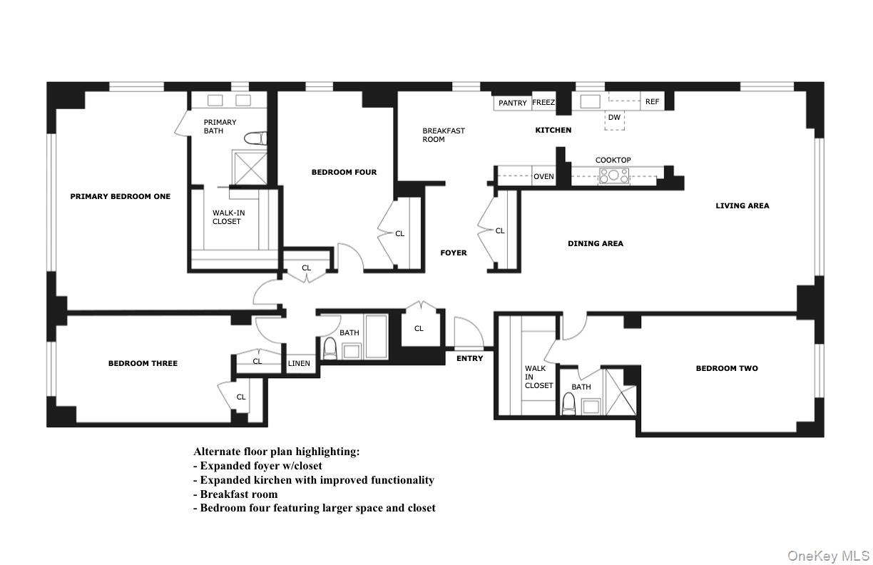 Alternate floor plan
