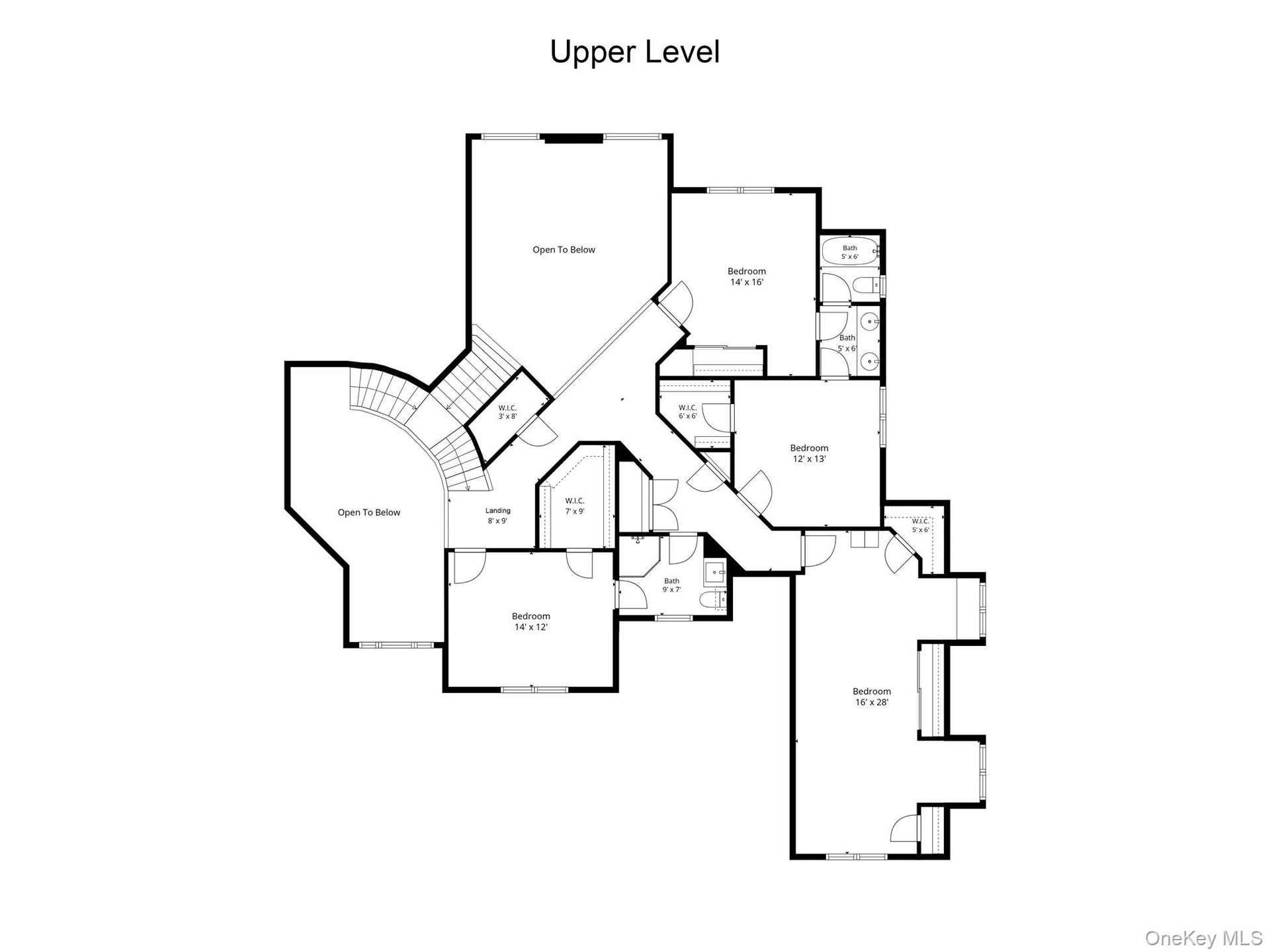 Upper level-square footage not guaranteed as accurate