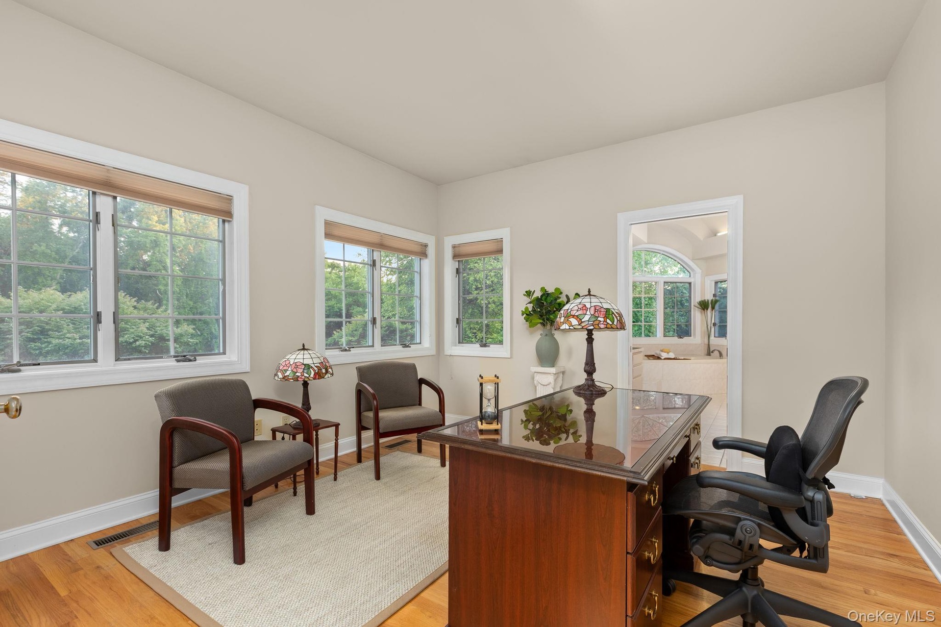 Private first-floor office offering a quiet and inspiring workspace.