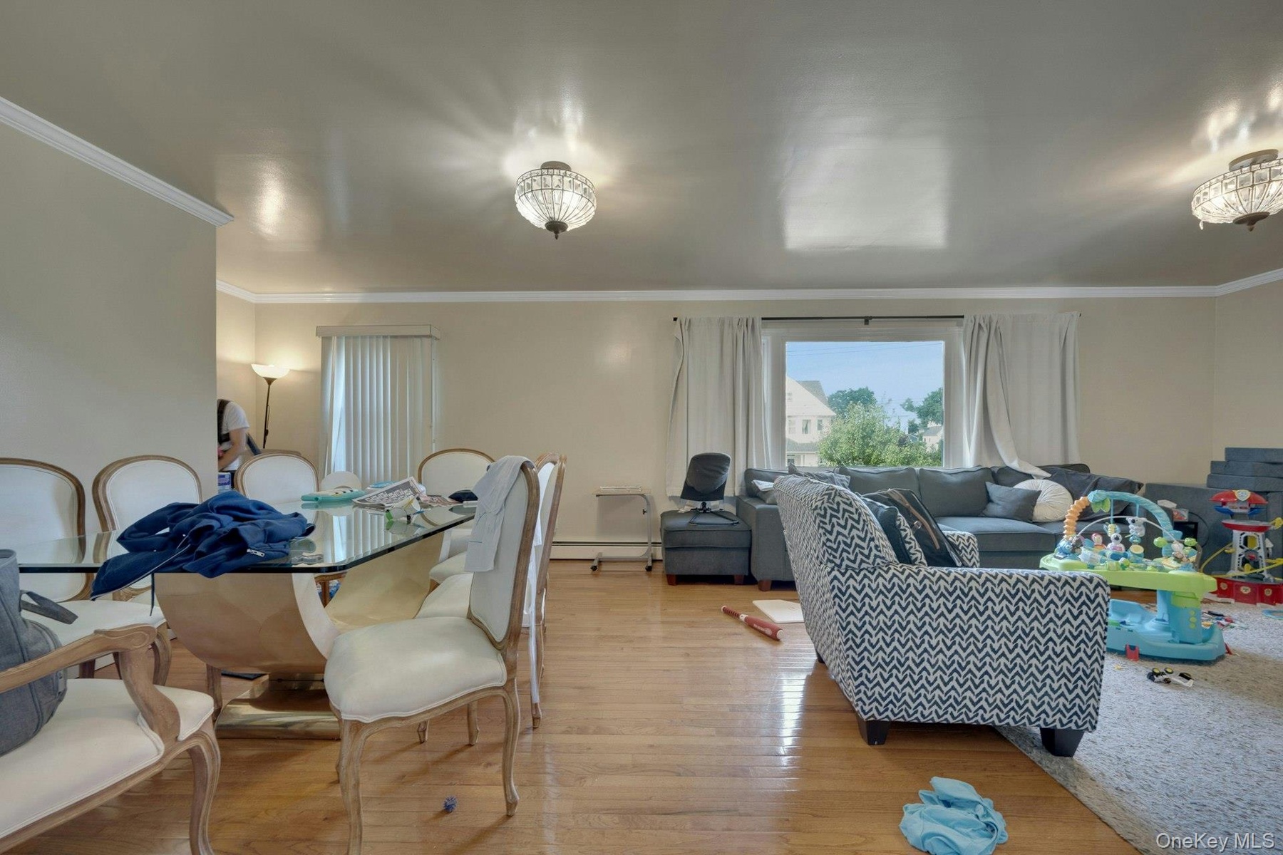 Second floor living/dining area