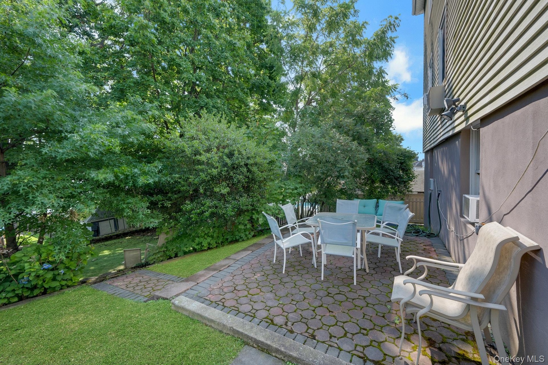 Rear patio