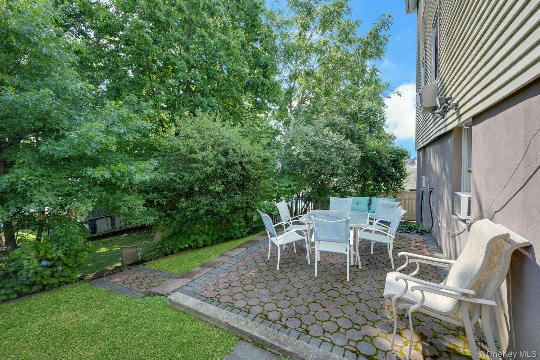 Rear patio