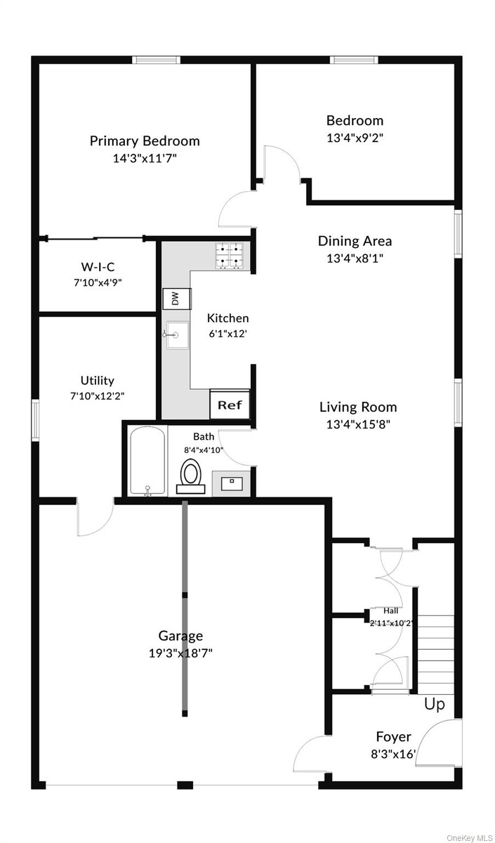 Floor plans for ground  floor unit.