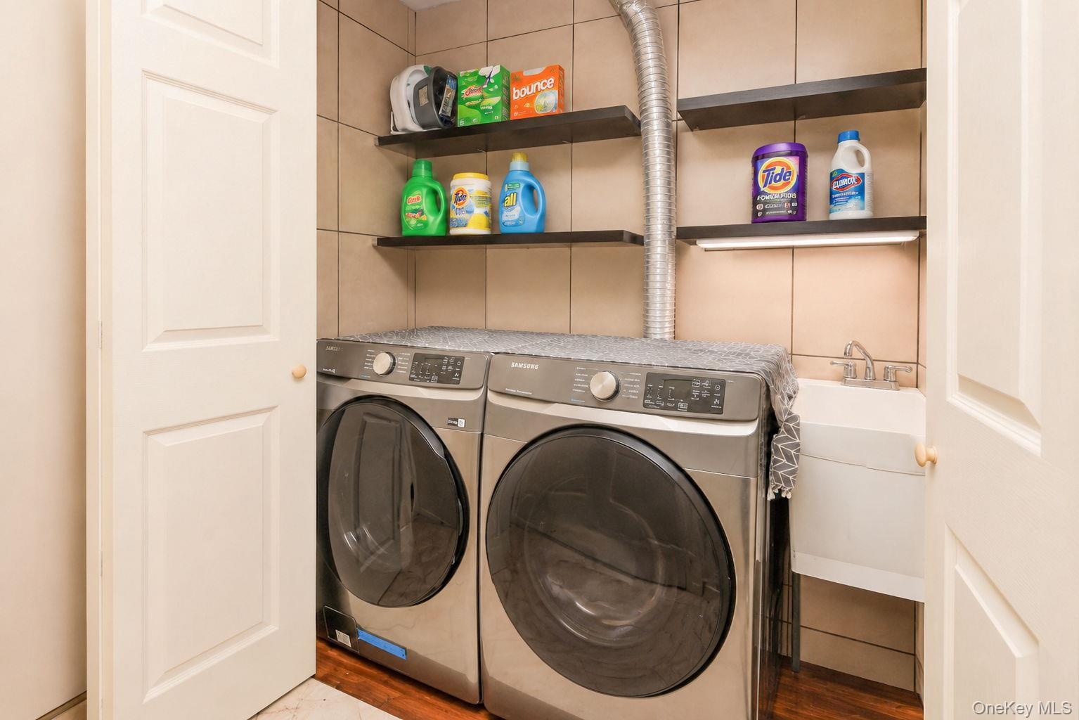 with utility sink